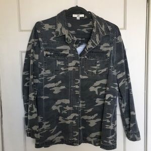 Ya Los Angeles Camo Military Jacket